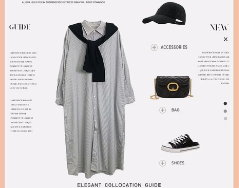 欧货薄款显瘦遮肚子衬衫连衣裙子2021年新...