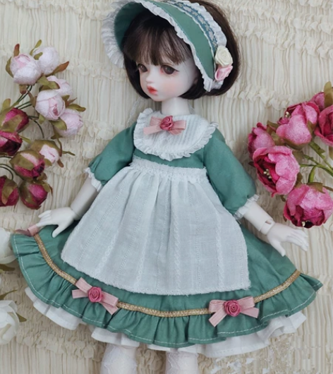 [香草玫瑰]bjd 6分娃衣日常休闲洛丽塔...