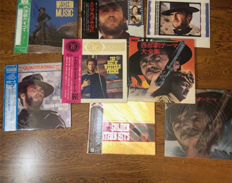 莫里康内经典西部电影原声黑胶唱片，总体95...