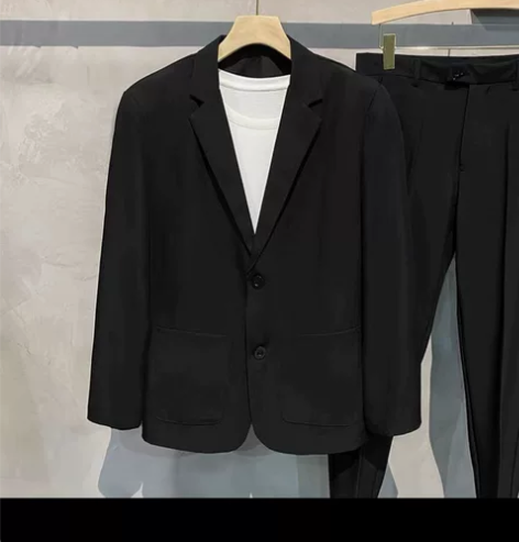 西装外套男士秋冬商务休闲高级感小西装 感兴...