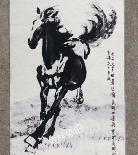 (忍痛转让)赔钱急出,高价买的马刺绣织锦画...
