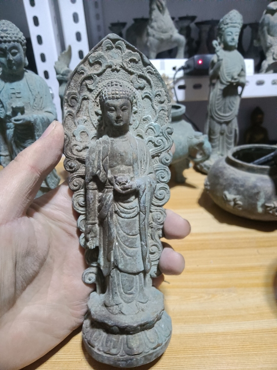 老库存 铜佛像一个