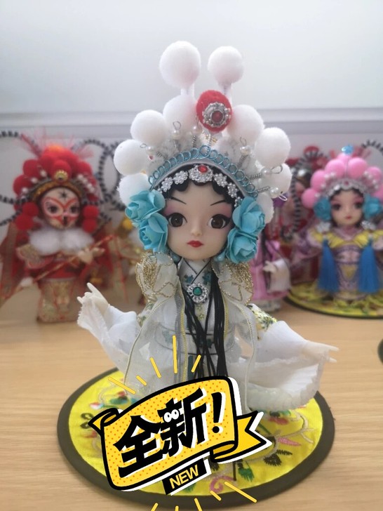 非遗文化京剧戏曲绢人穆桂英，杨贵妃，崔莺莺...