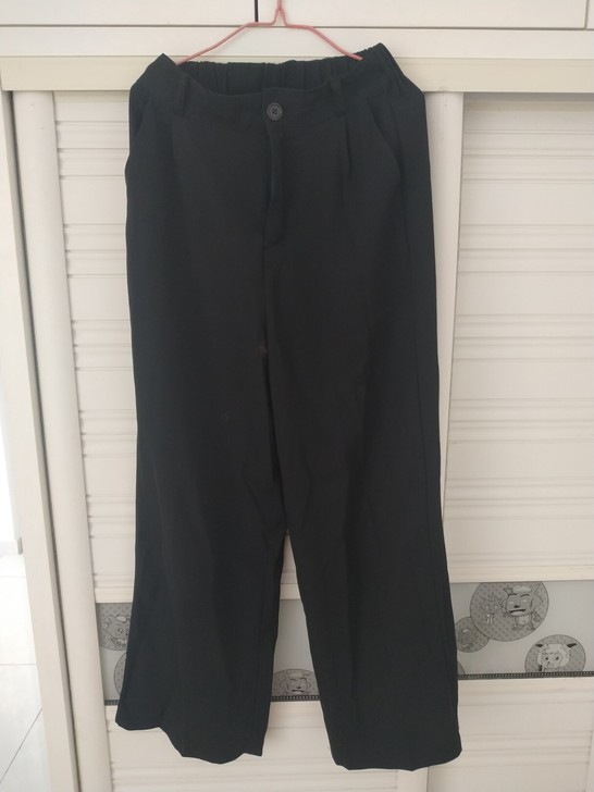 高腰阔腿裤 150以内都可穿(全新)