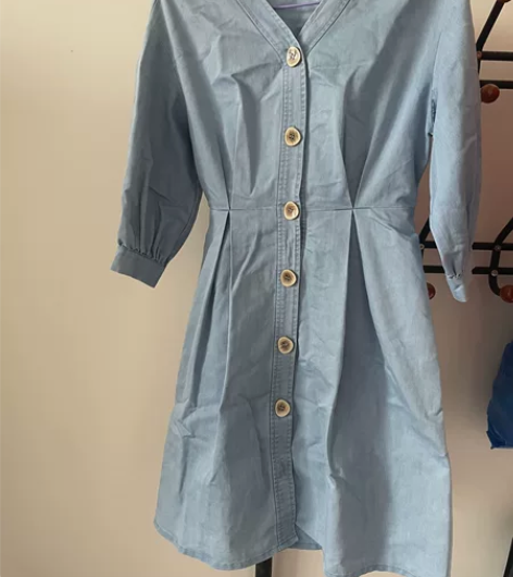 百图牛仔裙，尺码看图 长胖了长胖了几乎全新...