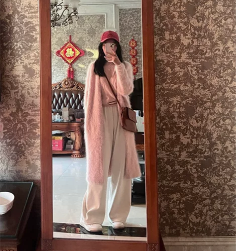 加绒裤子 裤长102左右松紧腰90-115...