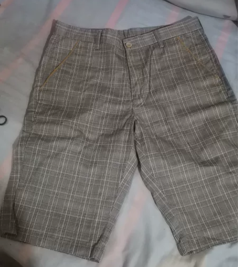 全新伊柏男士短裤,休闲裤,全棉,33码,两...