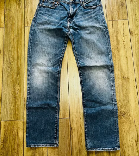 GAP 男士牛仔裤，直筒牛仔裤男 31X3...