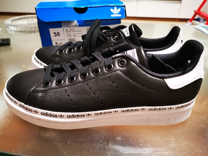 Adidas阿迪达斯女板鞋38码235专柜...