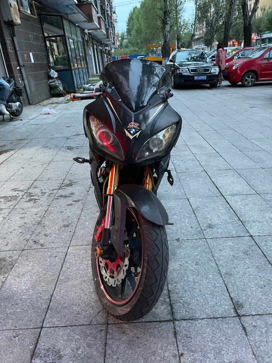双杠跑车前后碟刹