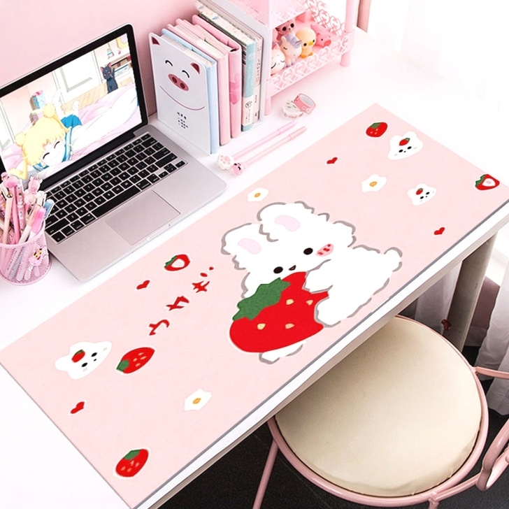 全新包邮5.8元超大全新少女心鼠标垫卡通鼠...