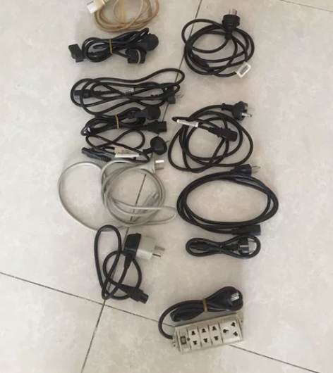 电脑电源线 公司不干啦,剩下的电源线,一共...