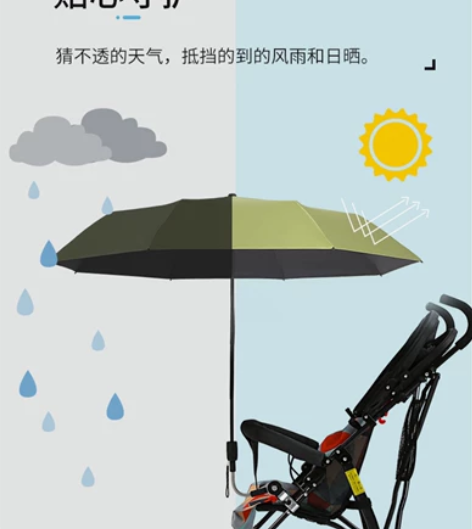 全新未拆封,抱抱龙婴儿车遮阳伞通用溜娃神器...