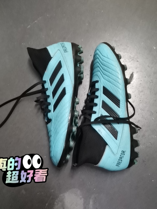 梅西同款阿迪达斯足球鞋，买来没怎么用过，这...