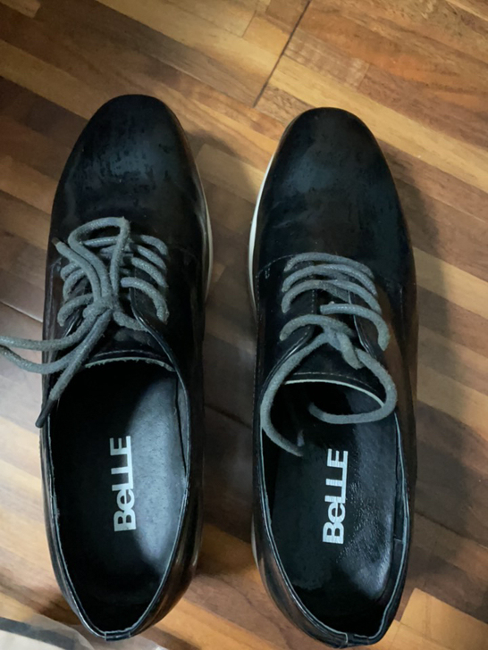 百丽，松糕鞋，商场入，几年前买的，穿过一次...