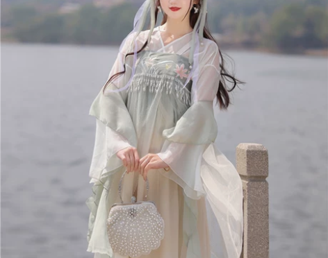 百合姬汉服女正品原创中国风改良汉元素唐制齐...