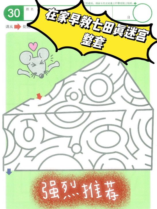 七田真迷宫游戏全套 pdf已排版好 趣味性...