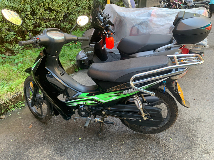 国威弯梁110，占号用的一百多公里，全新未...