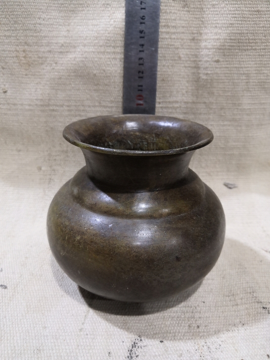 老物件老铜器铜摆件铜佛像看着有个百十年古玩...