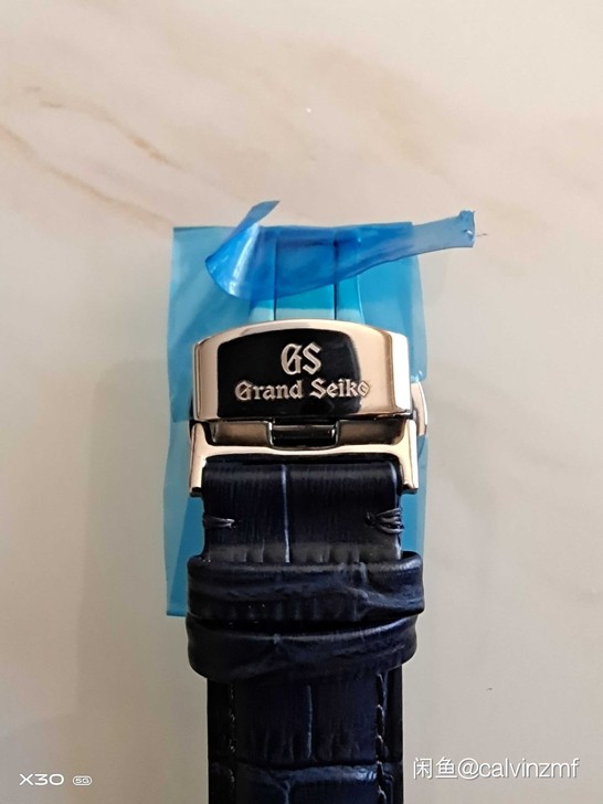全新表带，带Grand Seiko字样，牛...