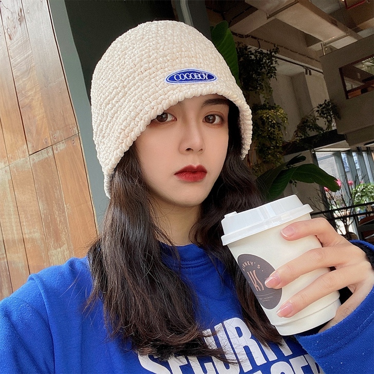 ju帅帽子女秋冬韩版百搭包头帽ins韩国保...