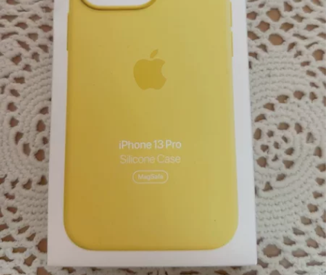 iPhone原装手机壳 硅胶款 淡柠檬黄色...