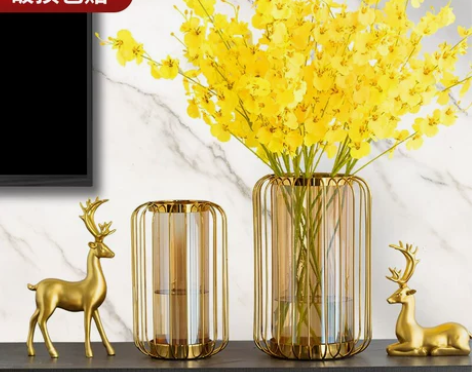 【家装节价】跳舞兰仿真花束高品质假花客厅摆...