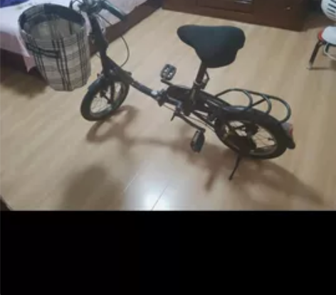14折叠自行车无故障正常骑行，适合6岁以上...