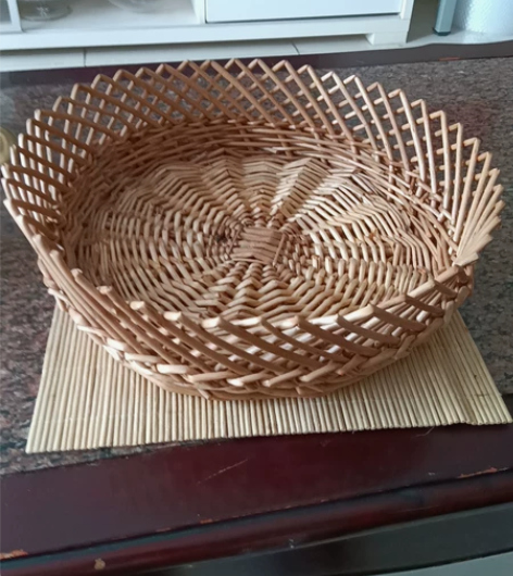 蔬菜水果篮子手工编织闲置转让 直径26，高...
