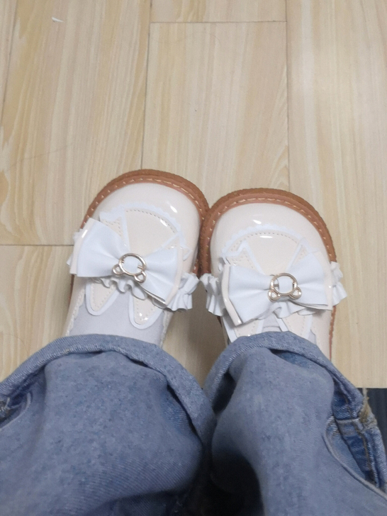日系小皮鞋女圆头可爱学生软妹制服jk大头娃...