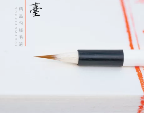吴钩毛笔瑶台工笔画专用勾线笔国画专用纯狼