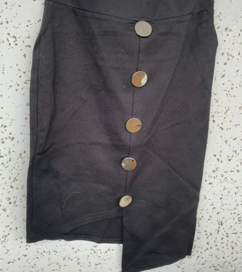 半身裙中长款包臀裙春装新款显瘦黑色百搭不规...