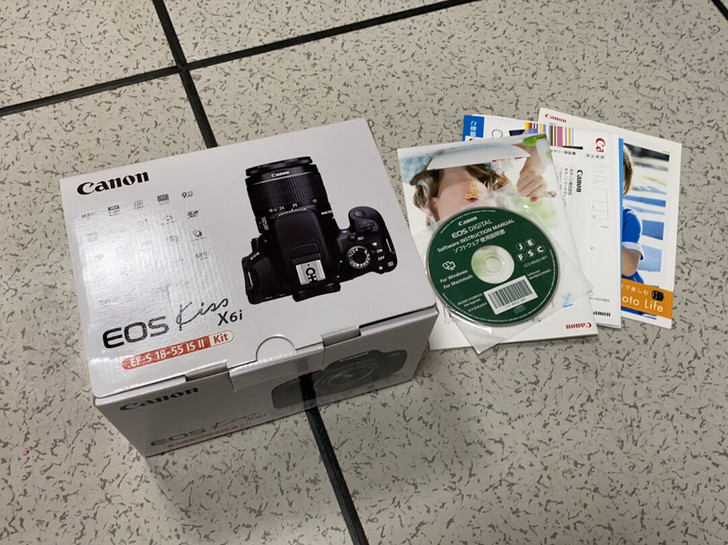 佳能单反 x6i 650d 原厂包装盒
