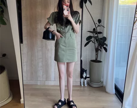 HAPPYHAHAHA甜酷别致工装休闲风显...