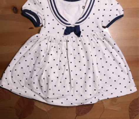 超可爱的海军领婴儿女宝春夏秋季裙装包屁衣，...