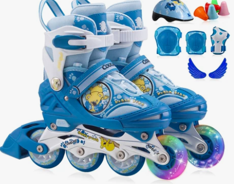 ?【718运动价】美洲狮轮滑鞋正品 溜冰鞋...