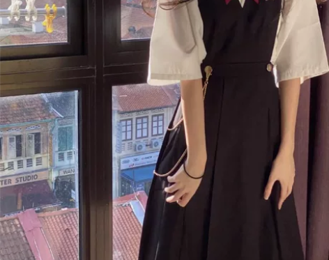 护奶裙jk背心裙原创没有刺绣的基础款护奶裙...