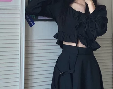 2021年韩风百搭工装风半身裙，四季可穿s...