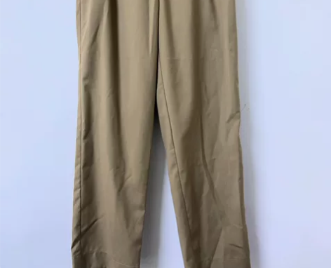 卡其西装休闲裤 纯棉的 全新仅试穿  s/...