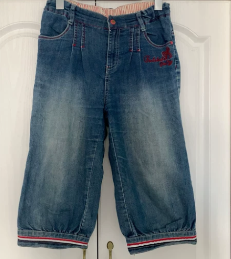 巴拉巴拉大童七分休闲牛仔裤 160码的 如...