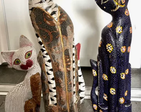 印尼传统工艺全手工木雕，在木雕艺人工坊看他...