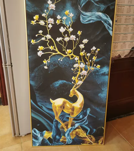挂墙上的工艺画，原价买来280元 现在二手...