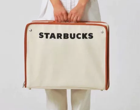 星巴克旅行收纳箱 置物箱 飞机箱 厚实帆布...