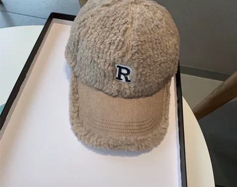 包邮 秋冬韩版潮流帽 R字母刺绣棒球帽 加...