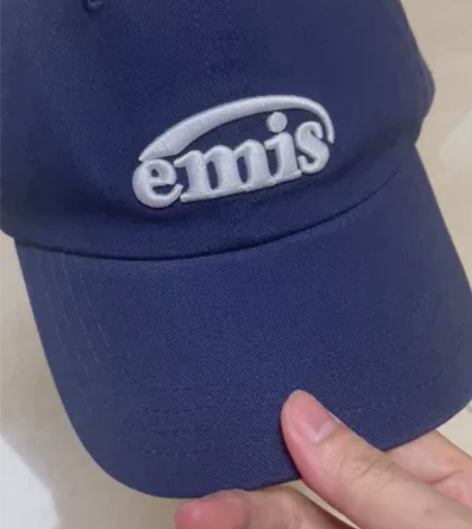 emis棒球帽 蓝色，包邮出！就试戴了一下...