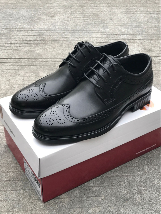 【商场同款】暇步士 正装皮鞋男英伦布洛克雕...