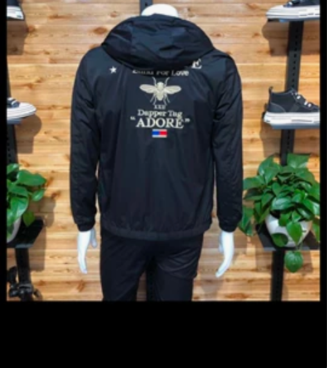 防风防晒，春秋连帽小蜜蜂夹克，带透气内衬，...