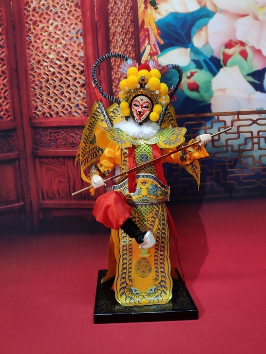 唐人坊正品绢人12寸印花款绢人唐娃娃玩偶