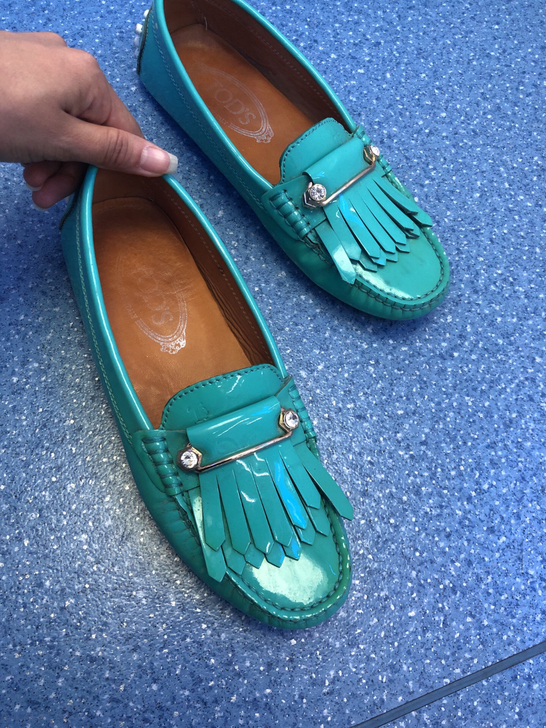 TOD##amp；lsquo；S平底豆豆鞋...