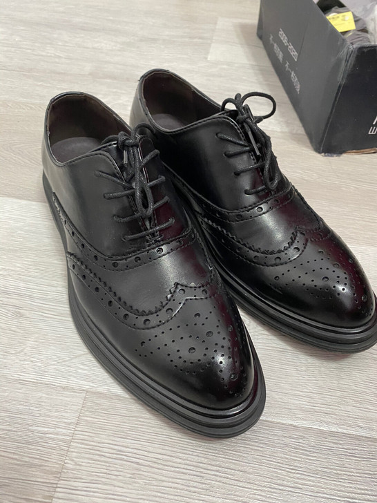 【99划算价】秋季布洛克男鞋韩版英伦潮鞋休...